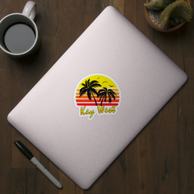 Key West Retro Sunset by Nerd_art